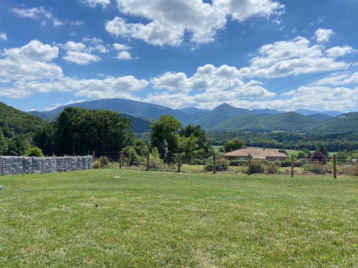 Villa Jacuzzi, Terrain De Petanque Et Aire De Jeux Vue Sur Les Pyrenees Seilhan Eksteriør bilde